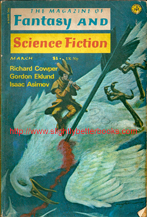 Ferman, Edward L. (ed.). The Magazine of Fantasy and Science Fiction, March 1976, Volume 50, No. 3, Whole No. 298, published by Mercury Press Inc in the United States. Condition: fair, wholly intact and readable with foxing to the internal pages and some slight rubbing and creasing to the cover edges and corners. Price: £6.00, not including post and packing 