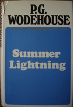 Wodehouse, P.G. 'Summer Lightning', published in 1979 in Great Britain by Barrie & Jenkins Ltd in hardback, 240pp, ISBN 0257663134. Condition: Good+ condition copy-dj has a couple of small rips to it and sellotape reinforcement on back. Previous owner has written a few neat notes on the book list and title page at the front of the book (does not affect story text). Price: £5.25, not including p&p, which is Amazon's standard charge (currently £2.75 for UK buyers, more for overseas customers)