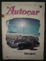 Douglas Crease, A.G. Autocar [Magazine], 20 July 1951. Vol 2903. Published by Iliffe & Sons, 150 pages. Sorry, sold out, but click image to access prebuilt search for this title on Amazon