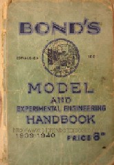 Phillips, S. D.; Phillips, S. C. 'Bond's Model and Experimental Engineering Handbooks 1939-1940' published in 1939 by Bond's o' Euston Road, 208pp, no ISBN. Sorry, sold out, but click image to access a prebuilt search for this title on Amazon UK