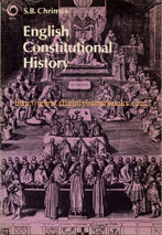 Chrimes, S.B. 'English Constitutional History', published in 1978 in paperback by OPUS (Oxford University Press), 148pp, ISBN 0198880162. Condition: Good, clean & tidy copy with mild tanning to internal pages & cover. Price: £4.25, not including p&p, which is Amazon's standard charge (currently £2.57 for UK buyers, more for overseas customers)