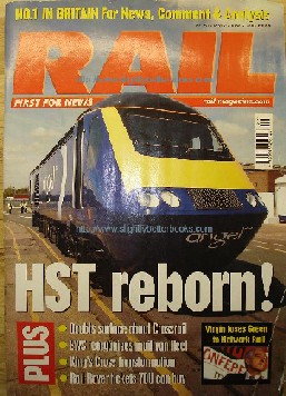 Harris, Nigel (Ed.) Rail Magazine, No. 514, May 25th - June 27th. Condition: Very good clean & tidy copy with slight crease to cover corner. Price: £1.99, not including p&p, which is Amazon's standard charge (currently £2.75 for UK buyers, more for overseas customers). Don't forget to visit our model railways and railways pages!!